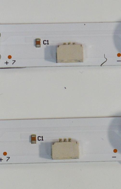 KIT DE LEDS ORIGINAL PARA TV TCL 2 PIEZAS / NUMERO DE PARTE 43V8EPRO-ZX3030A1 / 43V8EPRO-ZX3030A1-13X2-GX-V3-20240126-TJ / N0101-000508-A00 / 5628862A1 / 240716002 / 43S11PRO-CKD A  / PANEL LVU430NDAL / DISPLAY T430QVN03.G / MODELO 43S451 - Imagen 3