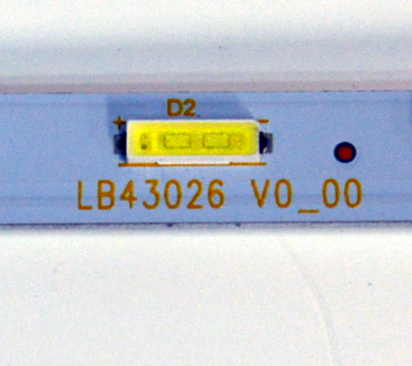 KIT DE LEDS ORIGINAL PARA TV SONY 2 PIEZAS / NUMERO DE PARTE LB43026 / LB43026 V0_00 / 77900 DFD-8 / PANEL YS7F430HNG01 / DISPLAY LC430EQY (SK)(A2) / MODELO KD-43X720E / KD43X720E - Imagen 2