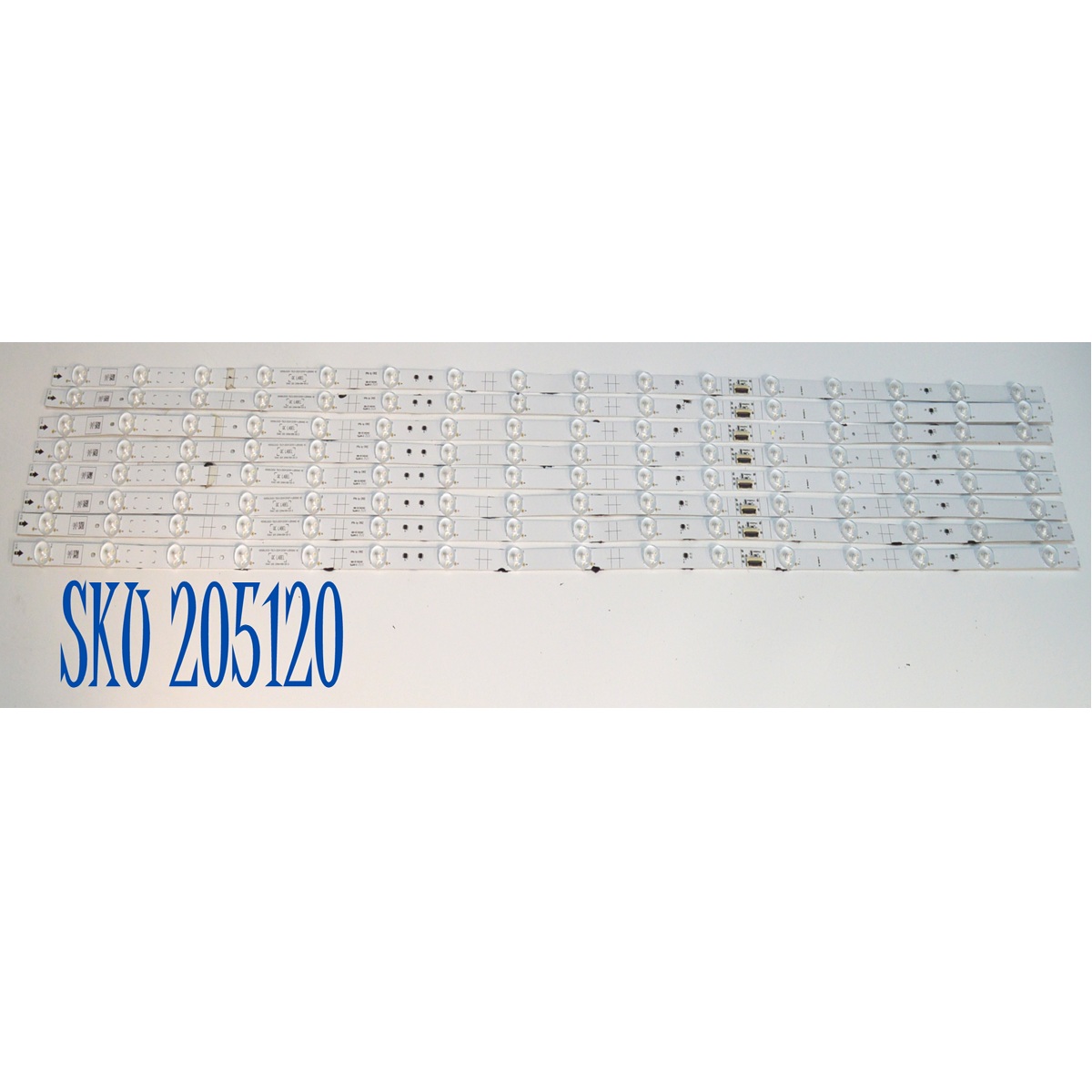 KIT DE LEDS ORIGINAL PARA TV HISENSE 8 PEZAS / NUMERO DE PARTE LB500AS / LB500AS V0 / RSAG7.820.52964/ROH VER.B / HD500J3U52-T0L5/2024120501/LB500AS V0 / 424765 / HE50F6B / PANEL HD500J3U52-T0L5 / DISPLAY T500QVN04.1 / MODELO 50U6QV / 50U6QV 50Q72QUV