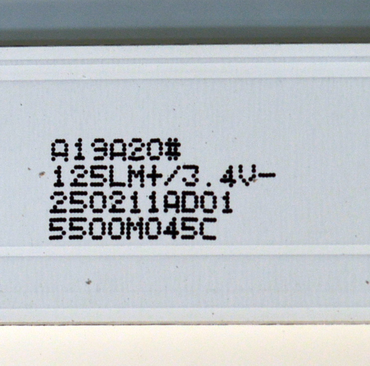 KIT DE LEDS ORIGINAL PARA TV JVC 4 PIEZAS / NUMERO DE PARTE 30355012009DG / LED55D12A-ZC62AG-14DG / 250211AD01 / 5500M045C / DISPLAY HF550QUB-F20 / MODELO SI55QRF - Imagen 4