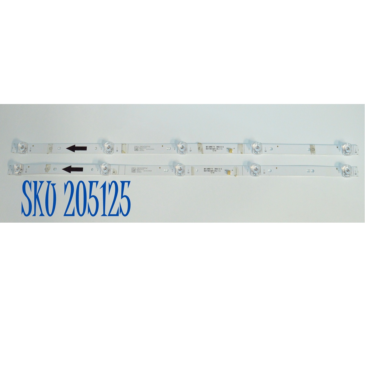 KIT DE LEDS ORIGINAL PARA TV DAEWOO 2 PIEZAS / NUMERO DE PARTE MS-L6620 / MS-L6620 V1 / 24KDKD00TAC / D241210 / 21010389 / PANEL LC320DXJ-SHAC / DISPLAY LC320DXJ (SH)(AC) / MODELO DAW32H