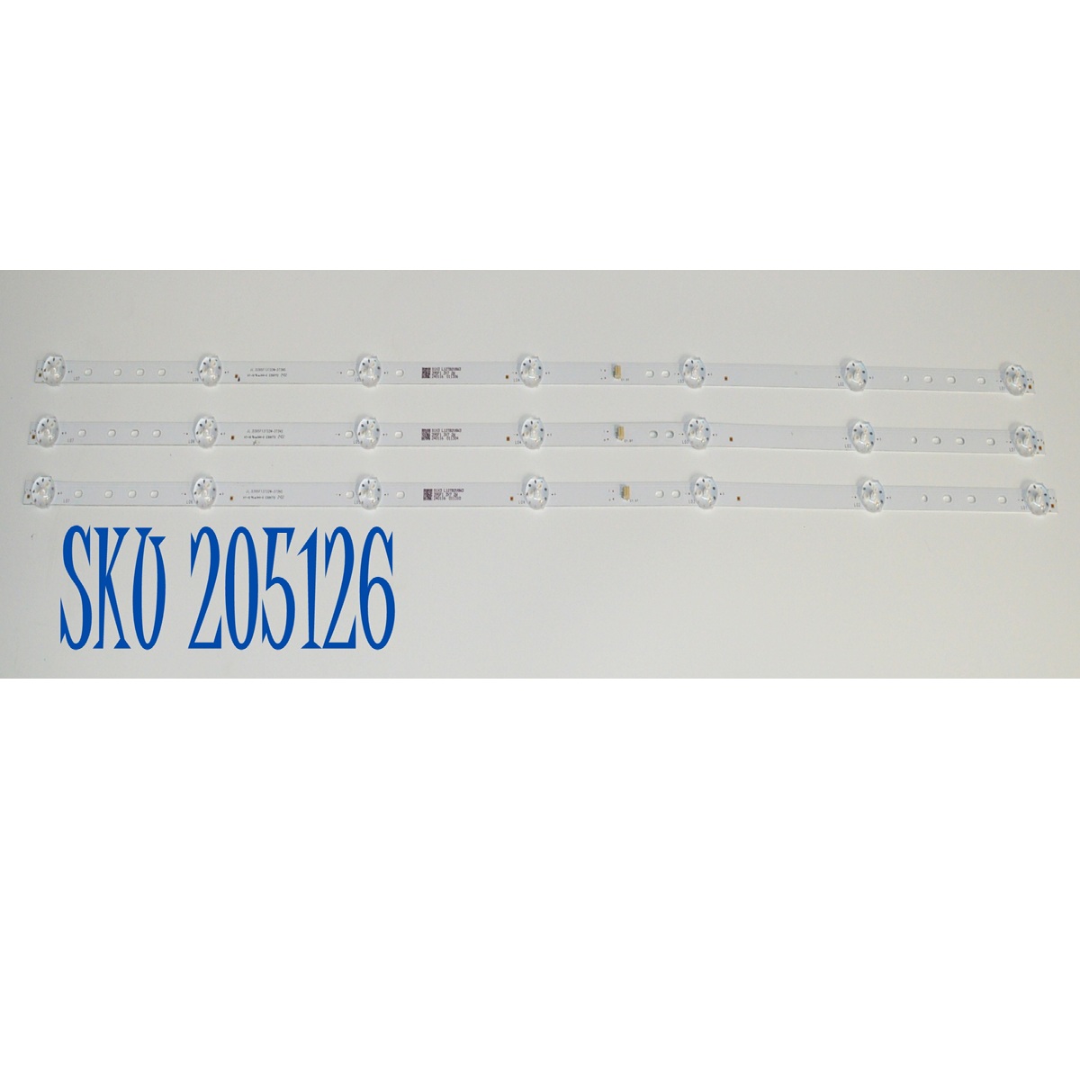 KIT DE LEDS ORIGINAL PARA TV Q.TOUCH 3 PIEZAS / NUMERO DE PARTE JL.D395F13732W-373NS / S1X3 L12TB2V8W3 / 395F1 3X7 2W / DISPLAY V400HJ9-PE1 REV.C4 / MODELO QN4023