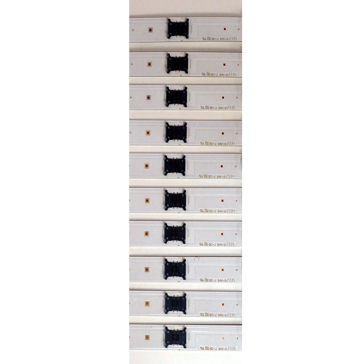 KIT DE LEDS ORIGINAL PARA TV SONY 10 PIEZAS / NUMERO DE PARTE LM41-01110A / L3_E5_CFM_S6_1_R1.0_W1D_LM41-01110A / E55F / U9W029 / PANEL YSCM055CCO11 / DISPLAY HV550QUB-F1L / MODELO KD-55X80CK / KD55X80CK - Imagen 2