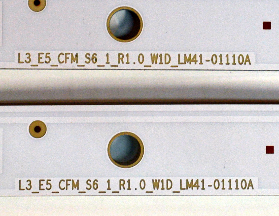 KIT DE LEDS ORIGINAL PARA TV SONY 10 PIEZAS / NUMERO DE PARTE LM41-01110A / L3_E5_CFM_S6_1_R1.0_W1D_LM41-01110A / E55F / U9W029 / PANEL YSCM055CCO11 / DISPLAY HV550QUB-F1L / MODELO KD-55X80CK / KD55X80CK - Imagen 3