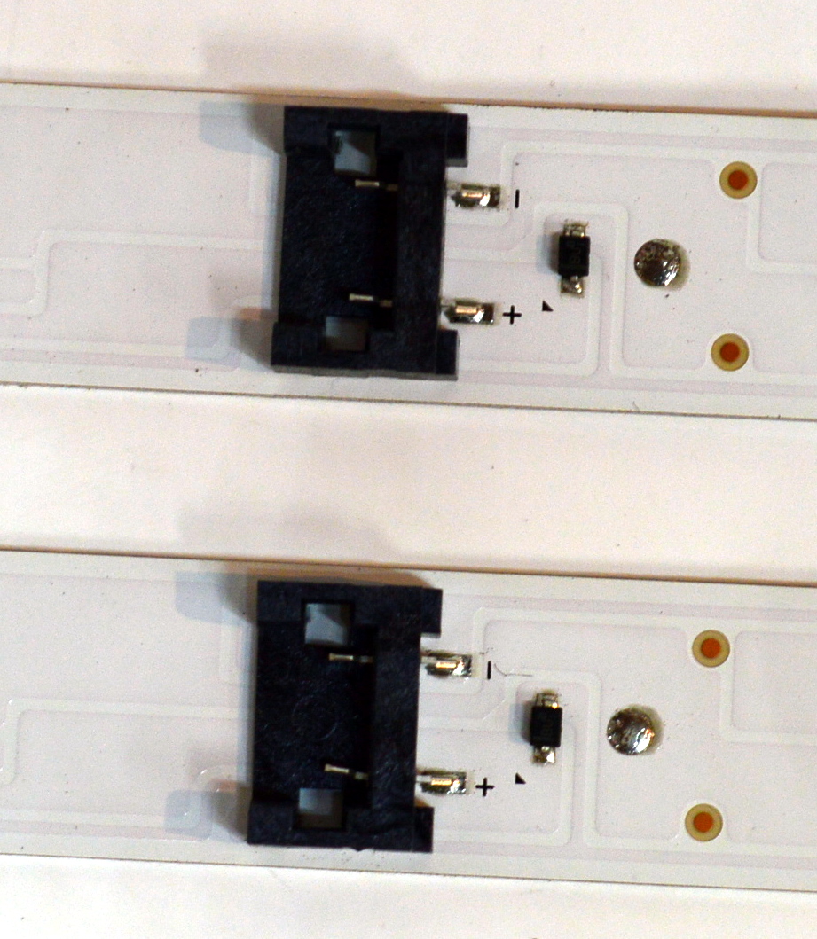 KIT DE LEDS ORIGINAL PARA TV LG 4 PIEZAS / NUMERO DE PARTE EAV30055001 / EAV30054901 / LEDAZ_Y25_0D30_DRT_55UA75 H / LEDAZ_Y25_0D30_DRT_55UA75_REV00_214021_A_BAR / PANEL NC550DQG-AAPH3 / DISPLAY LC550EQC (ST)(A1) / MODELO 55UA8000PSB / 55UA8000PSB.BWMYLKR - Imagen 3