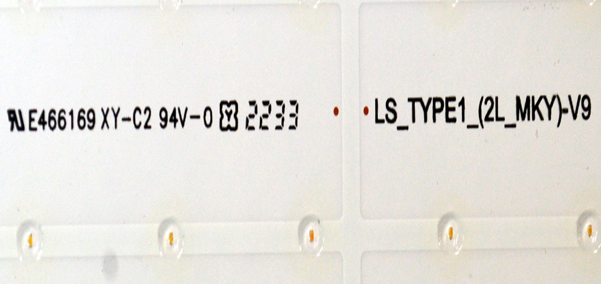KIT DE LEDS ORIGINAL PARA TV SONY 9 PIEZAS / NUMERO DE PARTE LS_TYPE1_(2L_MKY)-V9 / LS_TYPE1_2L_MKY-V9 / PANEL YDCS065MES02 / DISPLAY ST6451D03-B / MODELO XR-65X93CL / XR65X93CL - Imagen 3