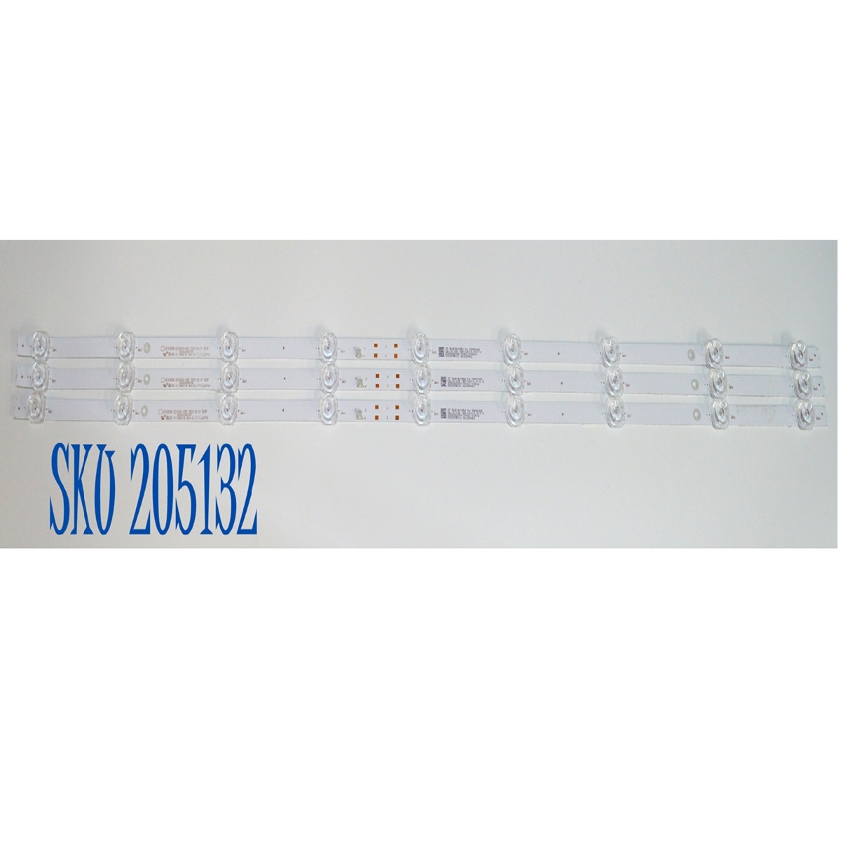 KIT DE LEDS ORIGINAL PARA TV PHILIPS 3 PIEZAS / NUMERO DE PARTE 303GC430073D / GC43D09-ZC42AG-02D / 2300020324 / 230303BC11 / 70401-01542 / GC430M63 / PANEL BOEI430WQ1-F70-G / MODELO 43PUL7652/F7
