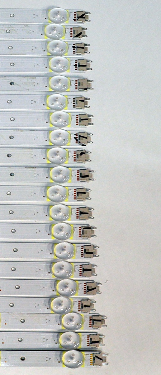 KIT DE LEDS ORIGINAL PARA TV SAMSUNG 20 PIEZAS / NUMERO DE PARTE BN96-60491A / V5Q8-550SM0-R0 / 60491A / PANEL CY-TF055RMHV1H / DISPLAY ST546AD20-D V2.1 / BN96-60403A / MODELO QN55QN80FDFXZA / QN55QN80FDFXZA CA01 - Imagen 2