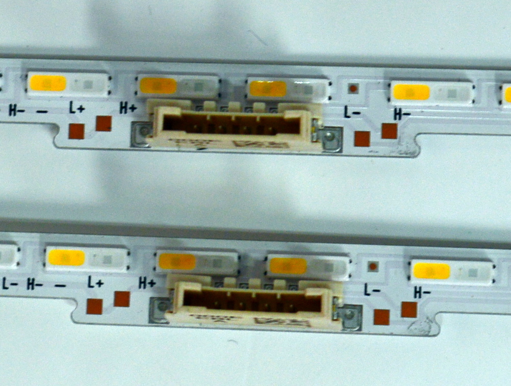 KIT DE LEDS ORIGINAL PARA TV SAMSUNG 2 PIEZAS / NUMERO DE PARTE JL.E650F2720 / JL.E650F2720-408BS-R8P-M-HF / PANEL CY-QF065RHAV1H / DISPLAY T650QVN08.V / MODELO QN65LS03FADXZA / QN65LS03FADXZA AA01 - Imagen 2
