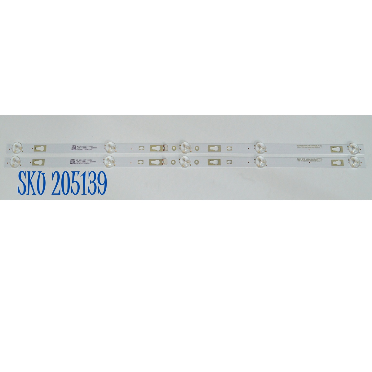 KIT DE LEDS ORIGINAL PARA TV PHILIPS 2 PIEZAS / NUMERO DE PARTE AT32D12003030020576F / CRH-AT32D12003030020576FREV1.0 I / 4C-LB320T-XR5C / PANEL LVW320CSDX / DISPLAY ST3151A07-2 VER.2.3  / MODELO 32PFL4765/F8