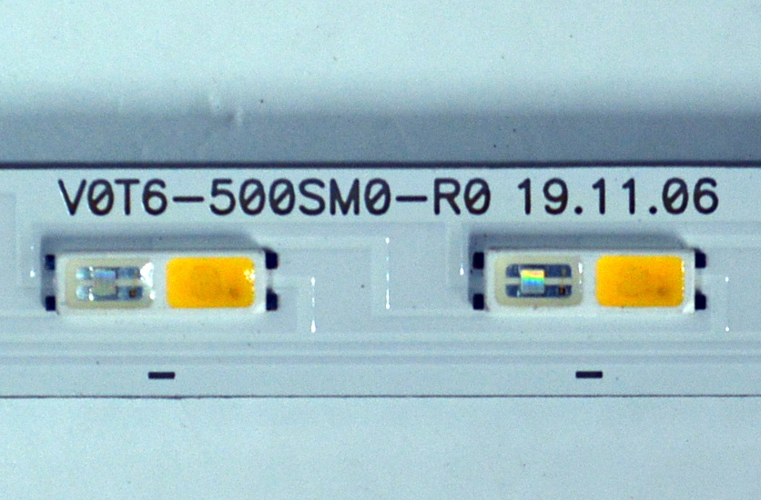 KIT DE LEDS ORIGINAL PARA TV SAMSUNG 2 PIEZAS / NUMERO DE PARTE BN96-50382A / V0T6-500SM0-R0 / 50382A / PANEL CY-RT050HGPV4H / DISPLAY CC500PV6D VER.01 / BN96-50357A / MODELO QN50Q60TAFXZA / QN50Q60TAFXZA YD02 / QN50Q60TAFXZC - Imagen 3