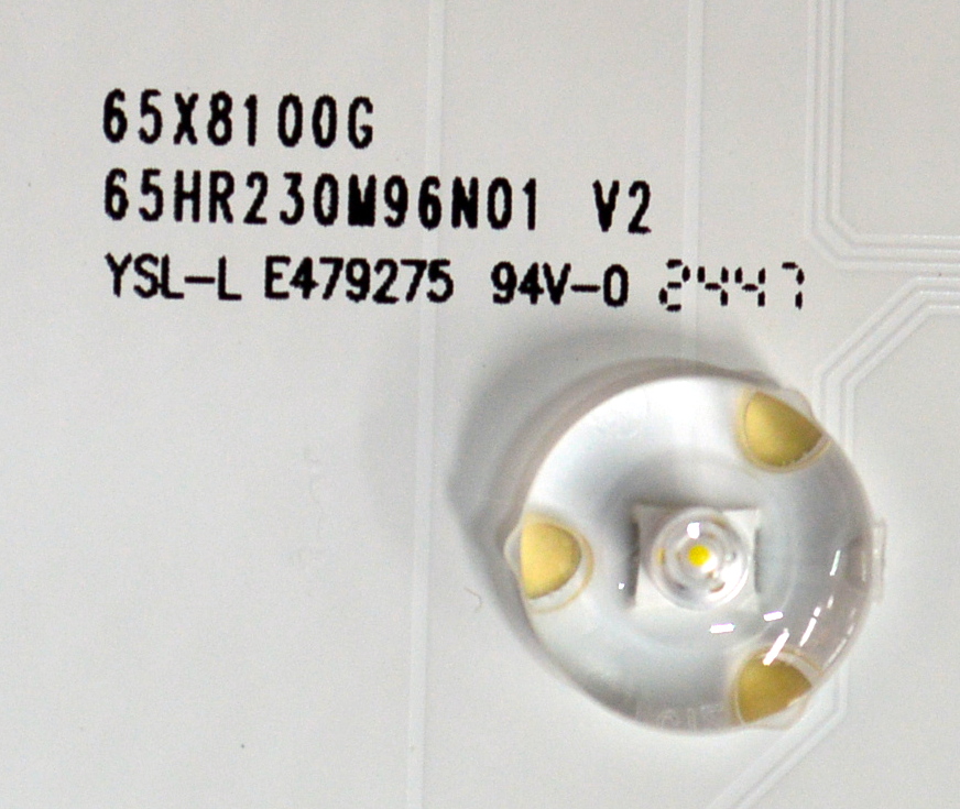 KIT DE LEDS ORIGINAL NUEVOS PARA TV / NUMERO DE PARTE 65HR230M96N01 / 65HR230M96N01 V2 / 65X8100G / 4L-ZX065T-HR019C EVERLIGHT / 05P63/L62C10-RE6C / HR/17/241209/00778 / MODELO 65" - Imagen 2