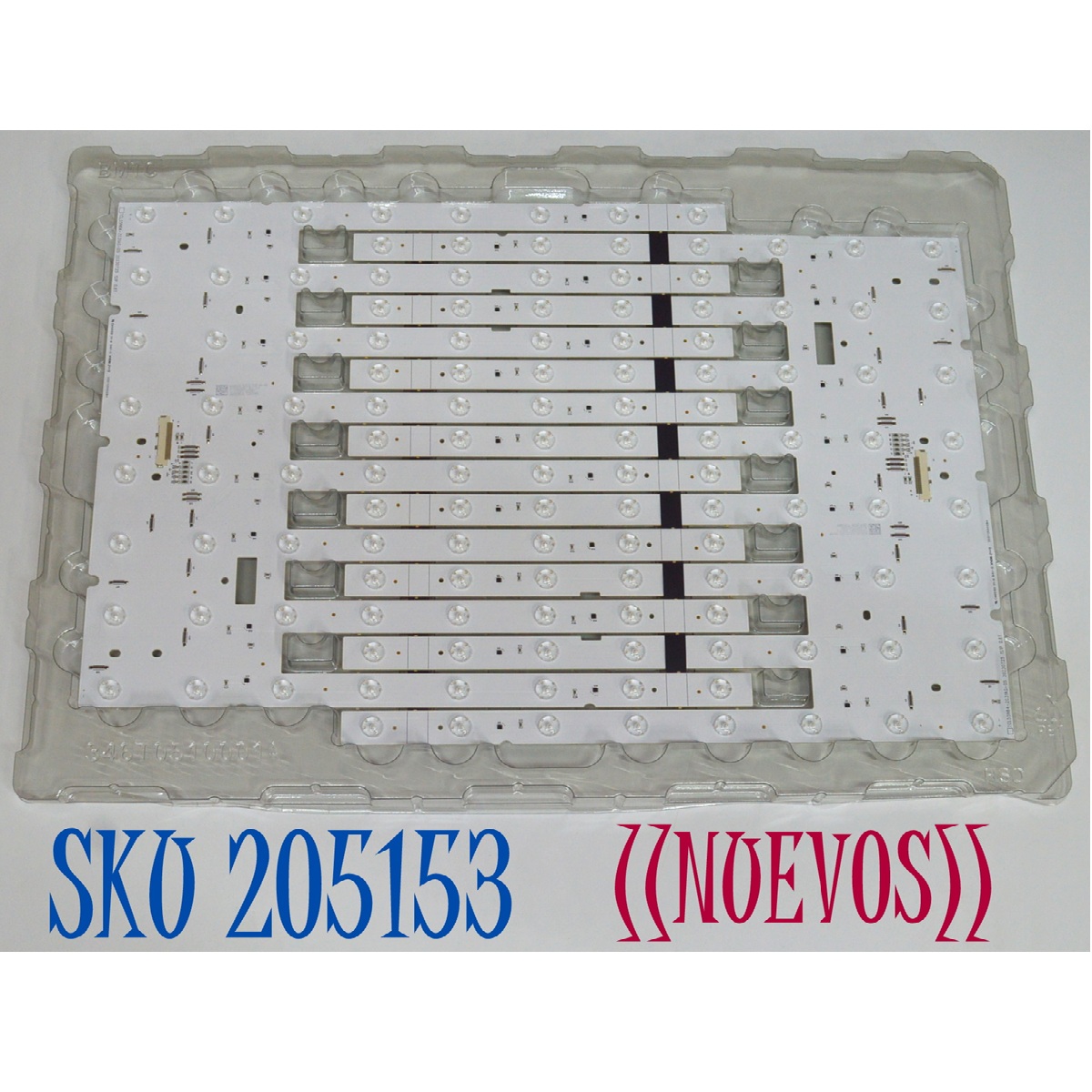 KIT DE LEDS ORIGINAL NUEVOS PARA TV / NUMERO DE PARTE TCL55N64-ZC31AG-05 / 303TC550084 / 4L-ZX055T-ZC026C / TC550MB5 / 230003529 / 250102BD05 / MODELO 55"