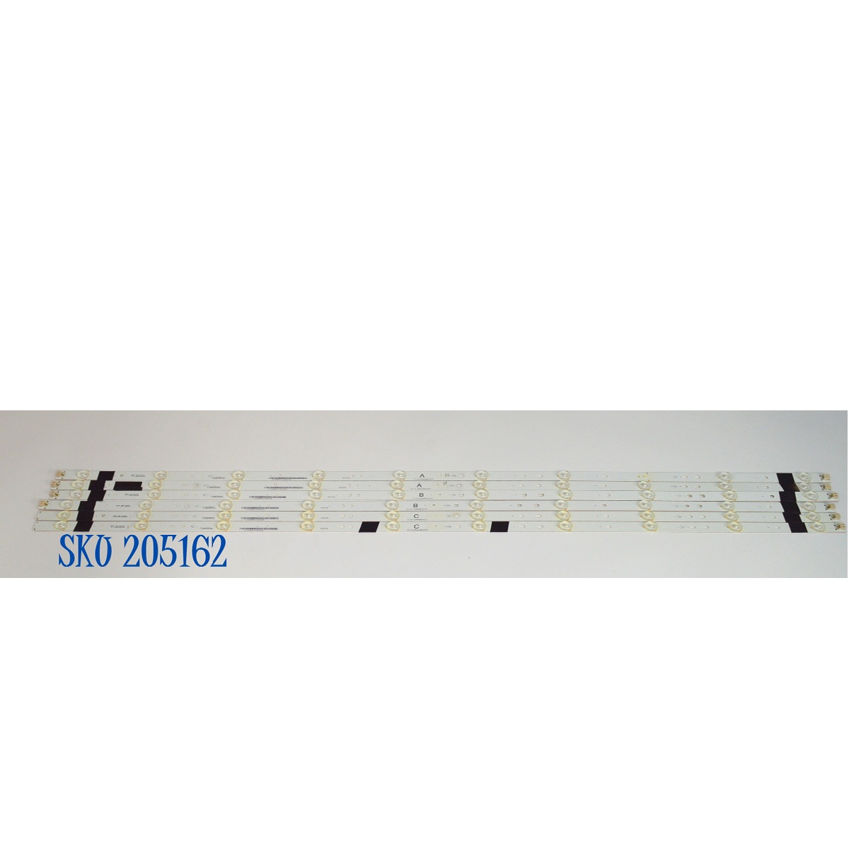 KIT DE LEDS ORIGINAL PARA TV SHARP 6 PIEZAS / NUMERO DE PARTE IC-D-VZAA48D427 / IC-D-VZAA48D427A / IC-D-VZAA48D427B / IC-D-VZAA48D427C / 098101022107 / 098101022108 / 098101022109 / PANEL LSC480HN05-B01 / MODELO LC-48LE653U