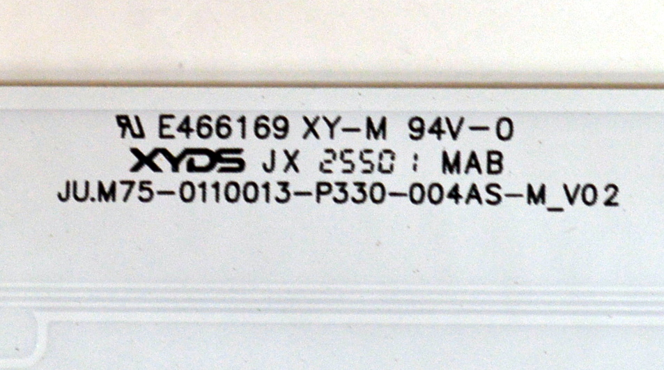 KIT DE LEDS ORIGINAL NUEVOS PARA TV / NUMERO DE PARTE  JU.M75-0110013-004AS-M / JU.M75-0110013-004AS-M_V02 / 4L-ZX075T-JF016X / 18AP3S34.5C / N251217 / H504 00710 / MODELO 75" - Imagen 2