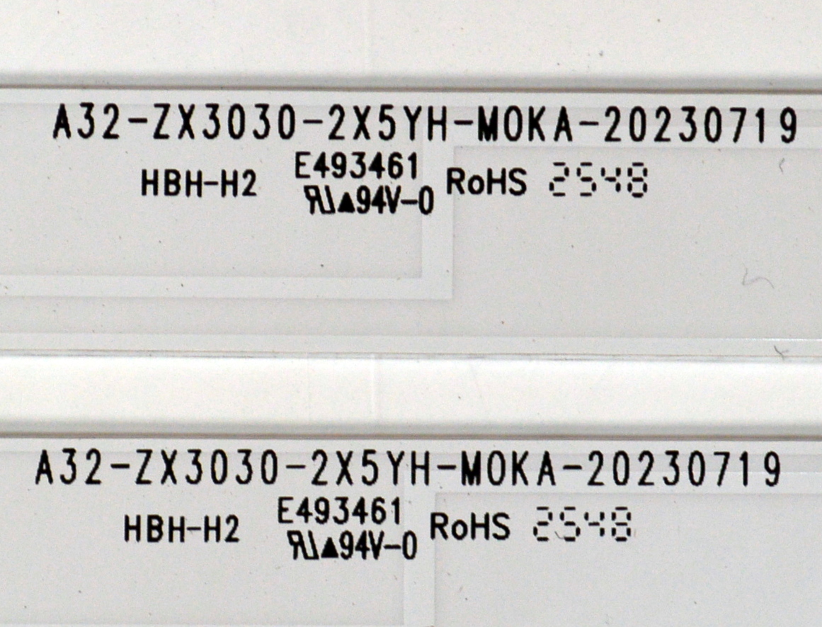 KIT DE LEDS ORIGINAL NUEVOS PARA TV PHILIPS 2 PIEZAS / NUMERO DE PARTE A32-ZX3030-2X5YH-M0KA / A32-ZX3030-2X5YH-M0KA-20230719 / A32-ZX3030-2X5YH-MOKA-20230719 / YHB-4L-ZX032T-YH007C / 251209-22MD3 / MODELO 32PFL6573/F7 - Imagen 2