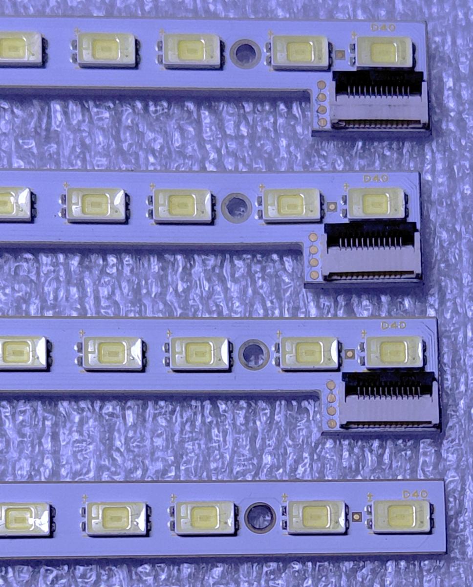 KIT DE LEDS ORIGINAL PARA TV VIZIO (INCOMPLETO DE 7 TIRAS) / NUMERO DE PARTE 57T01-01B / 57T01-02B / TT-57T01001-B5222 / TT-57T01002-B5222 / MODELO XVT3D580CM - Imagen 3