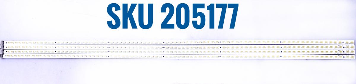KIT DE LED ORIGINAL PARA TV SAMSUNG 4 TIRAS / NUMERO DE PARTE  2010SVS55 120 / PANEL LTF550HJ03-A02 / MODELOS UN55C5000QFXZA // UN55C6300SFXZA // UN55C6400RFXZA // UN55C6500VFXZA // LH55LBSLBC/ZA SP01 // LH55LBPLBC/ZA SP01 // LH55LBTLBC/ZA SP01