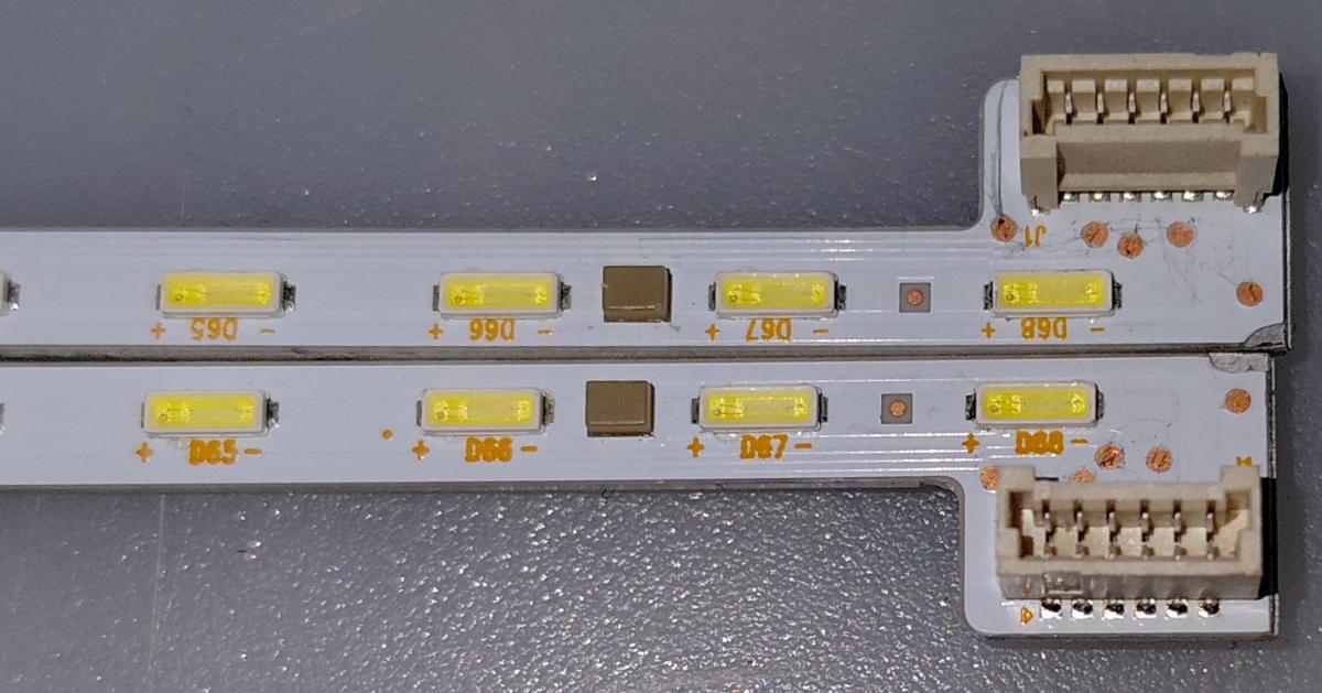 KIT DE LED ORIGINALES PARA TV 55'' 2 TIRAS / NUMERO DE PARTE LB55148 V0_01 / LB55148 V1_01 / E117098 / MODELO 55'' - Imagen 3