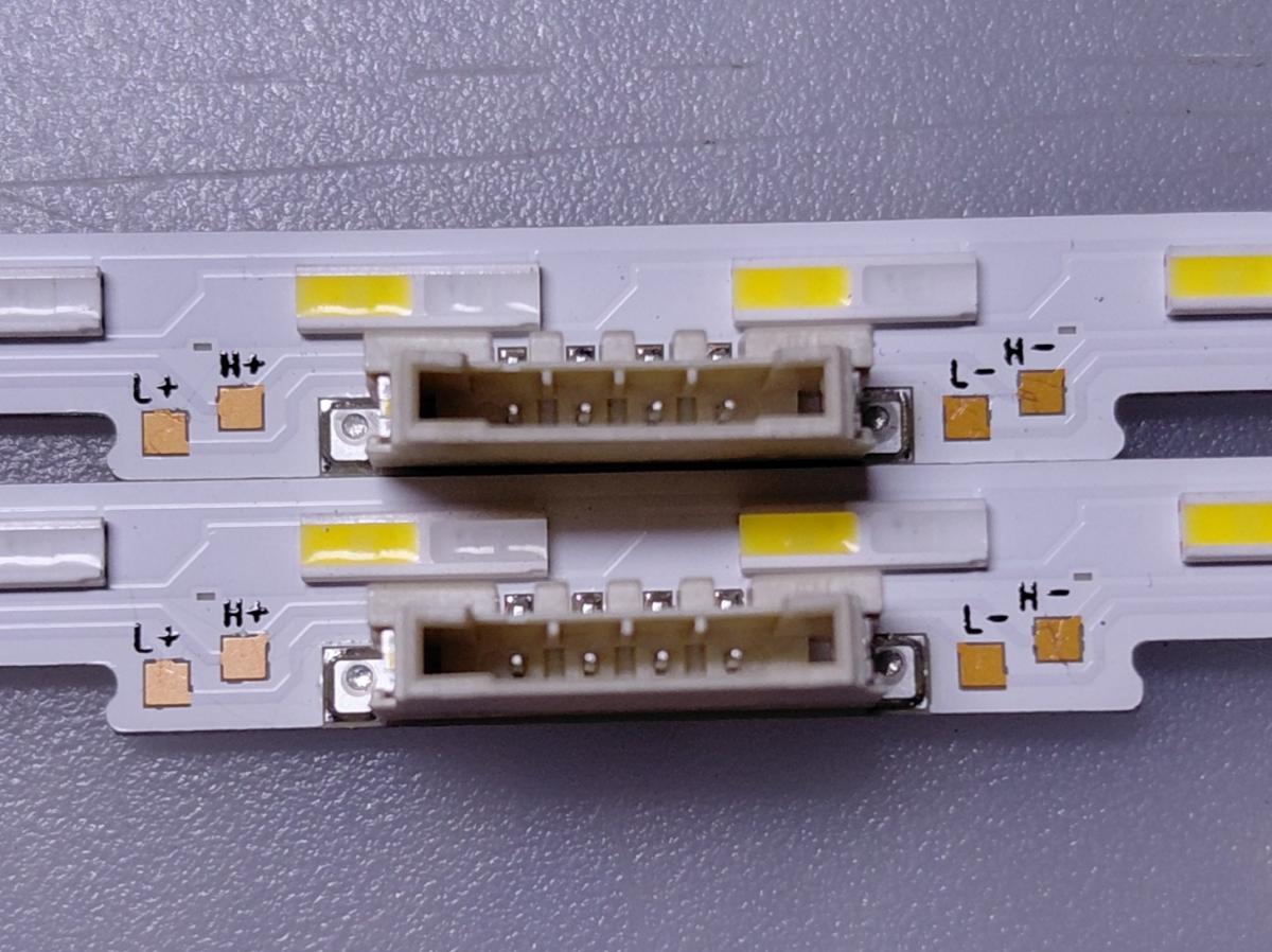 KIT DE LED ORIGINAL PARA TV SAMSUNG 2 TIRAS / NUMERO DE PARTE LM41-01099B / L1_Q60B_E5  / R1.0_V93_100 / E306084 / 2219-1-41-H1 / MODELO HG55Q60BANFXZA CA01, CA02 / QN55Q60BAFXZA CA01, CM09, FA07 / QN55Q60BDFXZA CA01 / QN55Q60CDFXZA CA02 - Imagen 3