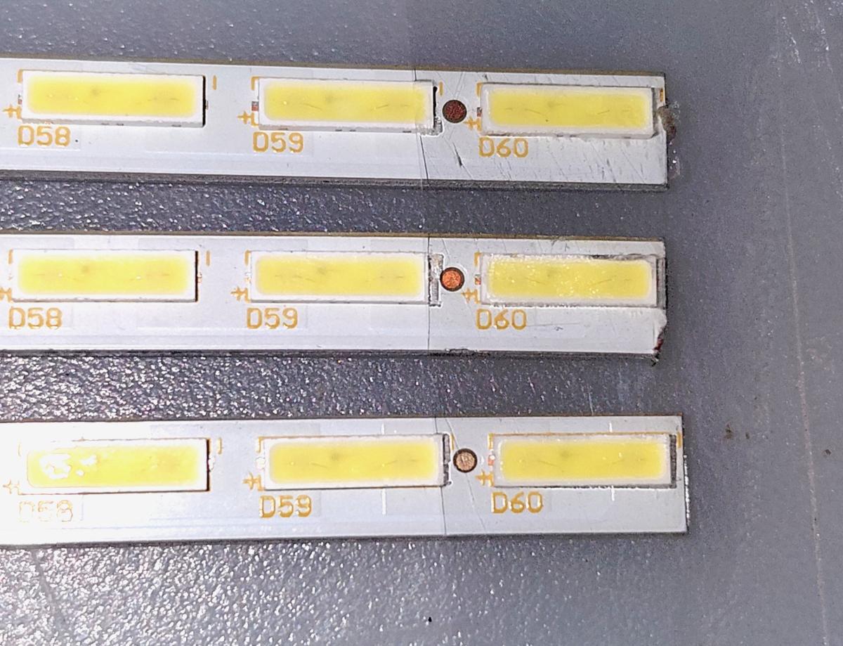 KIT DE LED ORIGINALES PARA TV SONY / NUMERO DE PARTE LB_7020_FOR / CN-75S08E01-221M5 / PANEL  S750QF58 V3 / LC750EQL (SJ)(A1) / MODELO XBR-75X850D - Imagen 3