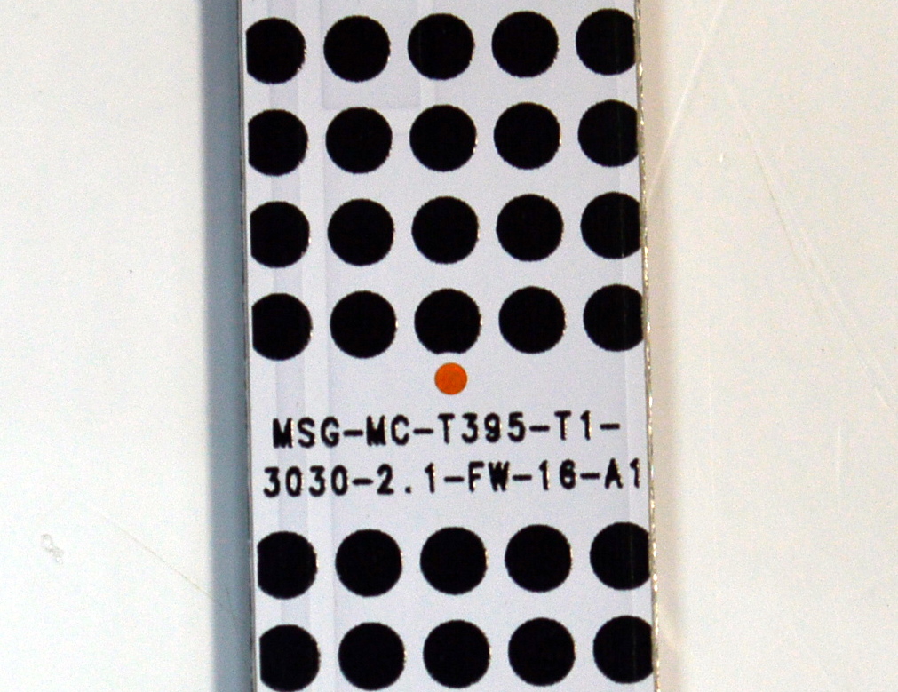 LED ORIGINAL PARA TV EVL 1 PIEZA / NUMERO DE PARTE MSG-MC-T395-T1-3030-2 / MSG-MC-T395-T1-3030-2.1-FW-16-A1 / PC67988C / 1.3.10704000332 / 2024-7-17-N7 / A15 3.0-3.4V / 245-250LM / PANEL PT400CT02-1 / DISPLAY PT400CT02-1 VER.1.0 / MODELO 40EVLSM - Imagen 3
