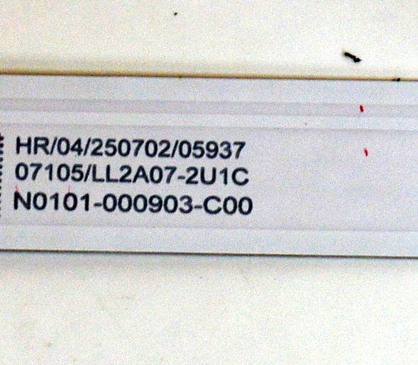 KIT DE LEDS ORIGINAL PARA TV TCL 2 PIEZAS / NUMERO DE PARTE 50HR332M14N02 / 50HR332M14N02 V1 / 50S11 PRO KSF 14X2-D09 / HY-7000 (S) / LL2A07-2U1C / N0101-000903-C00 / PANEL LVF500NDAL / DISPLAY PT500CT02-2 VER.1.0 / MODELO 50Q3K - Imagen 3