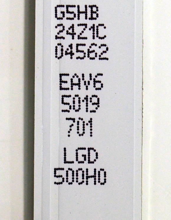 KIT DE LEDS ORIGINAL PARA TV LG 6 PIEZAS / NUMERO DE PARTE EAV65019701 / SSC_Y21 SLIM TRIDENT 50NANO75_S / SSC_Y21 SLIM TRIDENT 50NANO75_LGD_PTN0.6_REV00_210106 / LGD500H0 / PANEL NC500TQG-AAKP1 / MODELO 50NANO75SPA / 50NANO75SPA.BWMYLJM - Imagen 4
