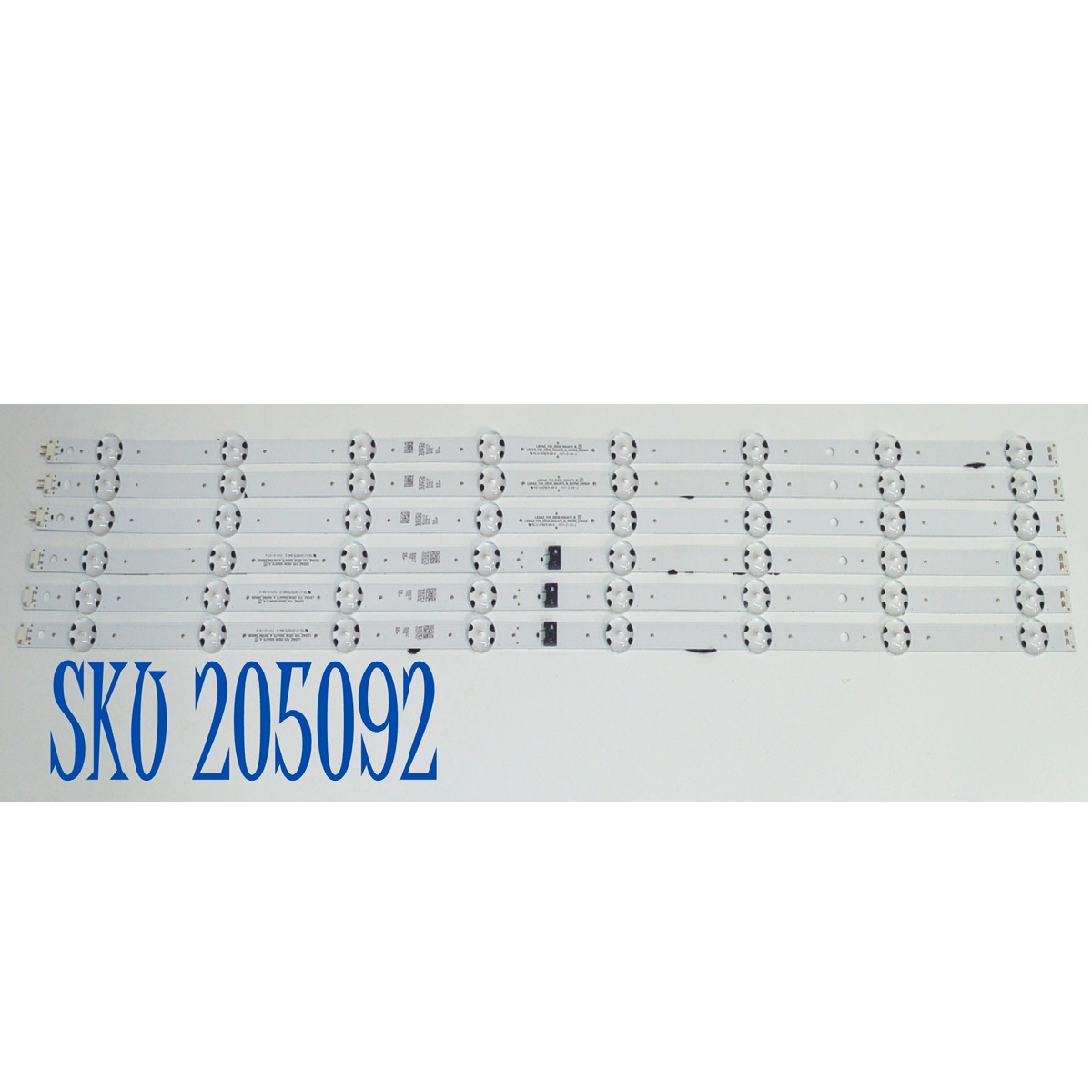 KIT DE LEDS ORIGINAL PARA TV LG 6 PIEZAS / NUMERO DE PARTE EAV30054701 / EAV30054801 / LEDAZ_Y25_OD30_65UA75_A_Y / LEDAZ_Y25_OD30_65UA75_B_REV00_240528 / PANEL NC650DQG-VSPH3 / DISPLAY JR645R3HE07 / MODELO 65UA8000PSB / 65UA8000PSB.BWMNLKR