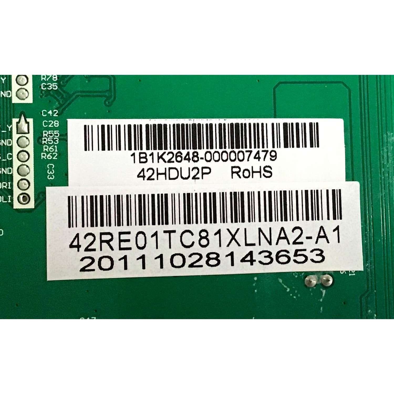 MAIN RCA / 42RE01TC81XLNA2-A1 / T.RSC8.1B 10516 / PANEL S42AX-YB09 / MODELO 42PA30RQ - Imagen 3