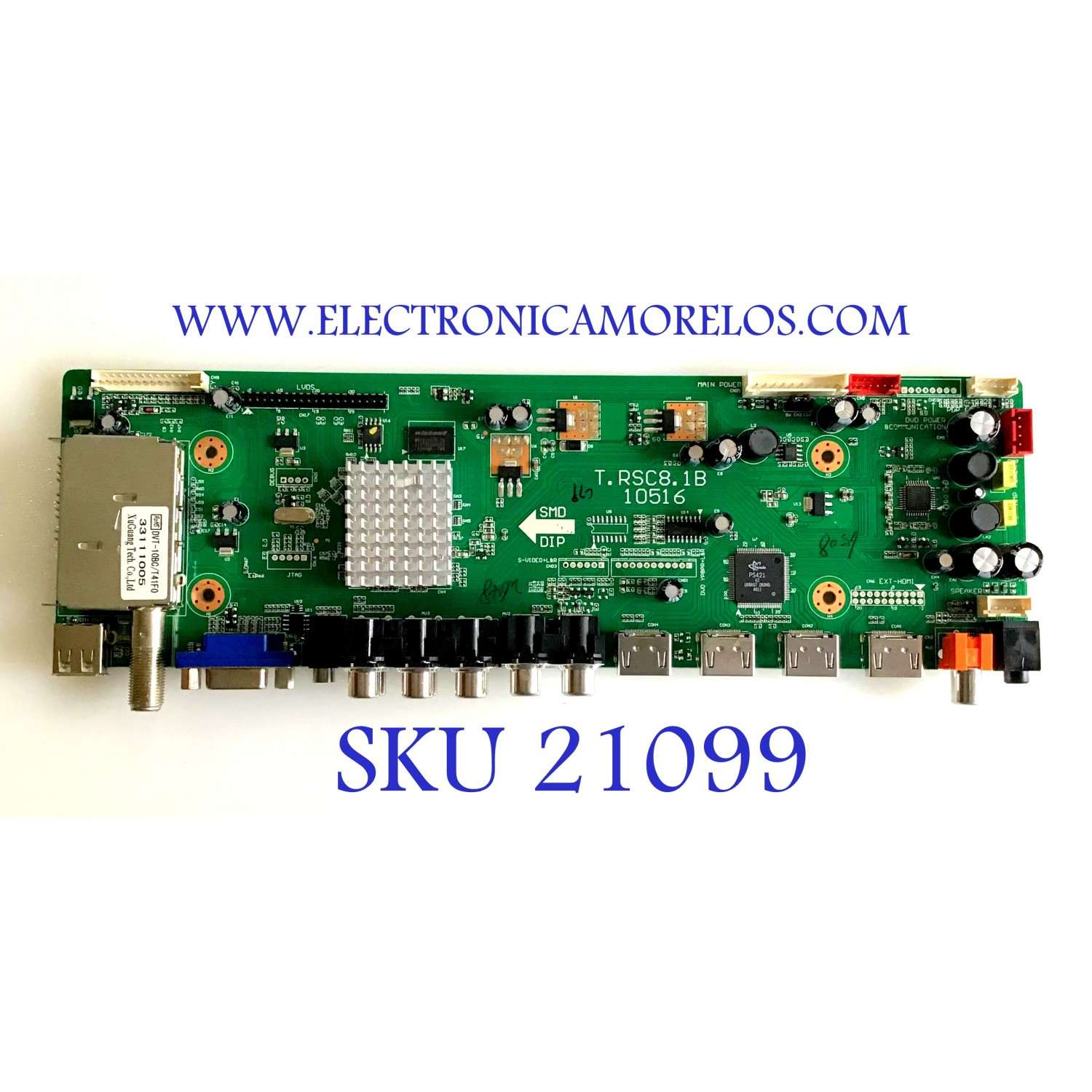 MAIN RCA / 42RE01TC81XLNA2-A1 / T.RSC8.1B 10516 / PANEL S42AX-YB09 / MODELO 42PA30RQ