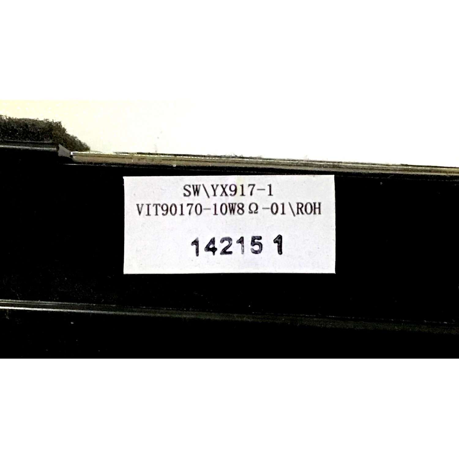 KIT DE BOCINAS PARA TV HISENSE / SW\YX917-1 / 142151 / VIT90170-10W8-01\ROH / MODELO 50H5G - Imagen 2