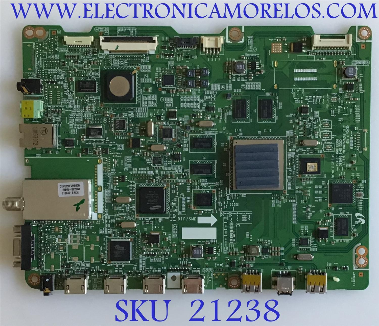 MAIN SAMSUNG / BN94-04402V / BN97-05515A / BN41-01623C / PANEL S63FH-YB06 / MODELO PN64D8000FFXZA  - Imagen 1