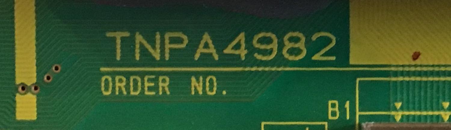BUFFER PANASONIC / TXNSD1DNUUJ / TNPA4982 / PANEL MC165F25T12 / MODELO TC-P65S1 / TC-65PS14 / TC-P65V10 - Imagen 2
