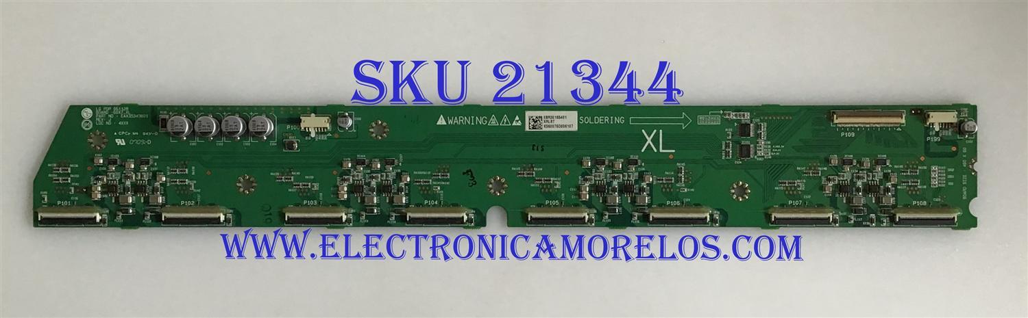 BUFFER LG / EBR30165401 / EAX35343601 /PANEL PDP60X70000 / MODELOS 60PB4DT-UB AUSLLJR / 60PC1D-UE AUSLLJR / 60PM4M-WA / 60PB4DA-UA AUSLLJR / 60XP10 / P606Y2