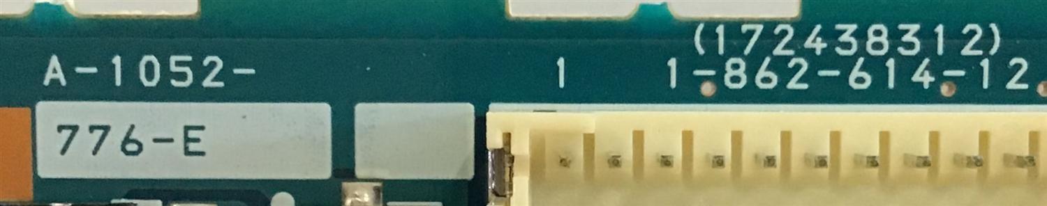 TARJETA A/V SONY / A-1107-291-A / 1-862-614-12 / 172438312 / PANEL LTY320W2-L02 / MODELO KLV-S26A10 / KE-42M1 / KLV-32M1 / KLV-S19A10 / KLV-S23A10 / KLV-S32A10 / KLV-S40A10 - Imagen 2