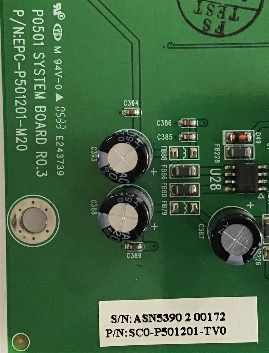 MAIN SYNTAX / SC0-P501201-TV0 / EPC-P501201-M20 / PANEL LC420W02-(B6) / MODELO LT42HVI - Imagen 2