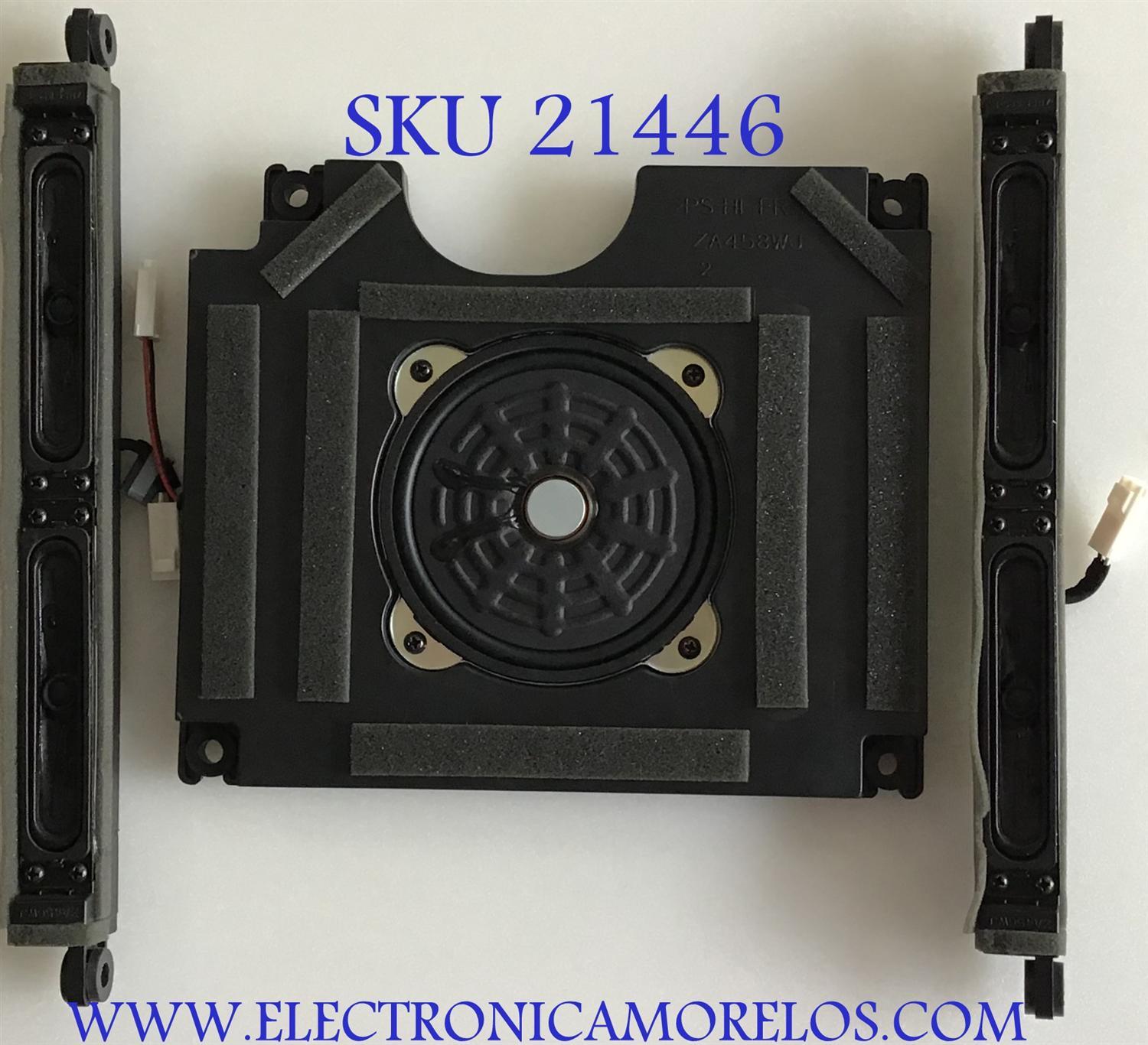 KIT DE BOCINAS PARA TV SHARP / ZA458WJ / ZA456WJ / MODELO LC-46LE810UN / LC-46LE820UN /