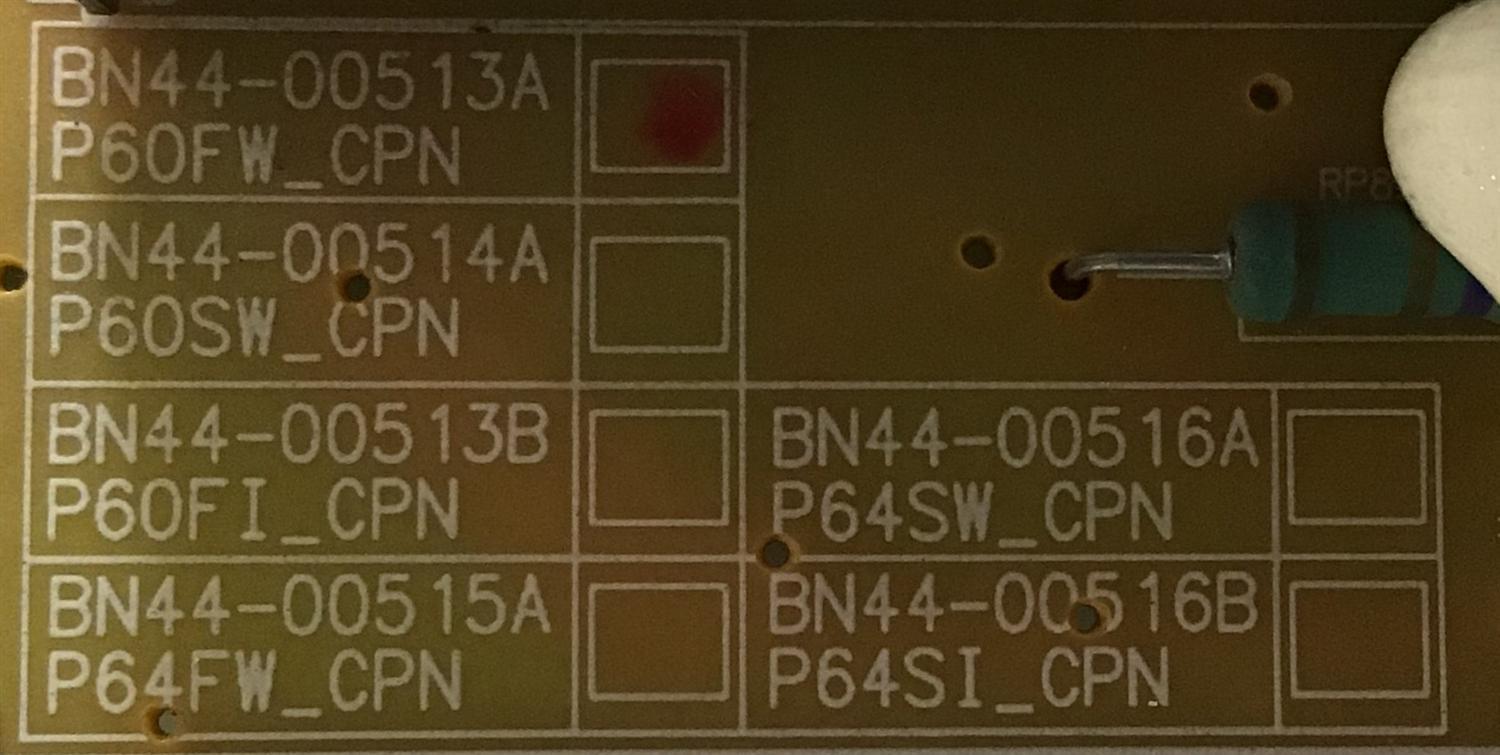 FUENTE DE PODER SAMSUNG / BN44-00513A / P60FW_CPN / BN4400513A / PANEL S60FH-YD01 / MODELOS PN60E6500EFXZA TW02 / PN60E530A3FXZA TS02 NOTA IMPORTANTE:TARJETA RETRABAJADA - Imagen 3