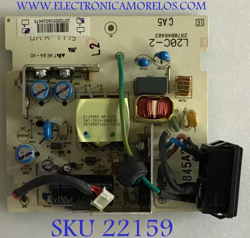 FUENTE DE PODER VIEWSONIC / 2970046403 / L20C-2 / 20T050516016475