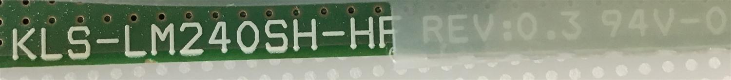 BACKLIGHT PARA MONITOR DELL / 6632L-0507C / KLS-LM240SH-HF REV:0.3 / PANEL LM240WU4 (SL)(B1) / MODELO U2410F - Imagen 2
