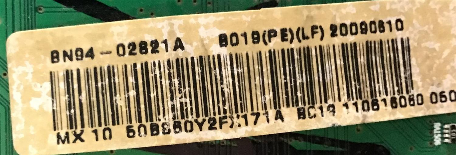 MAIN PARA TV SAMSUNG / BN94-02821A / BN41-01170B / BN97-03137A / PANEL PN50B860CY2F / MODELO S50FH-YB04 - Imagen 3