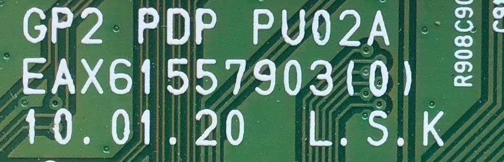 MAIN PARA TV LG / EBR65872609 / EAX61557903(0) / 65872605 / SUSTITUTA EBR68027901 / PANEL PDP50R10102 / MODELO 50PK750-UA.AUSALHR - Imagen 3