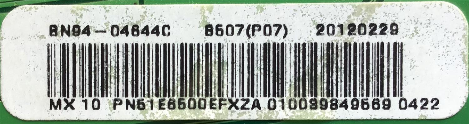 MAIN PARA TV SAMSUNG / BN94-04644C / BN41-01802A / BN97-05181C / PANEL S51FH-YB01 / MODELO PN51E6500EFXZA TD04 - Imagen 4