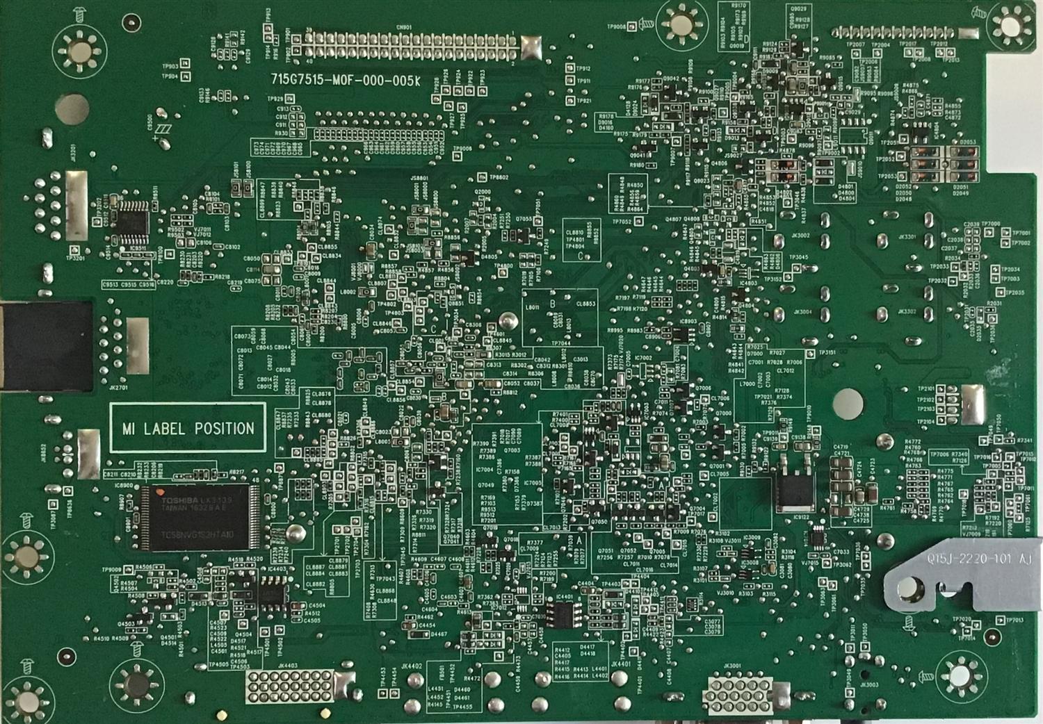 MAIN PARA TV PANASONIC / JQECB08X006 / 715G7515-M0F-000-005K / (Q)JQECB08X006020Q / MODELO TH-43LFE8U - Imagen 4