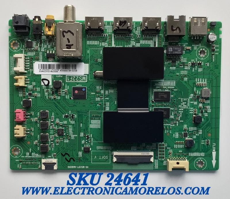 MAIN PARA SMART TV TCL (ROKU) 4K UHD CON HDR10 RESOLUCION (3840 X 2160) / NUMERO DE PARTE SVSMS22F03-MA200AA / 40-MS22F1-MAB2HG / MS22F1 / V8-ST22K01-LF1V2232 / NTV000073A-01539 / PANEL ST6451D02-A-XRR-2 / DISPLAY ST6451D02-A / MODELO 65S425