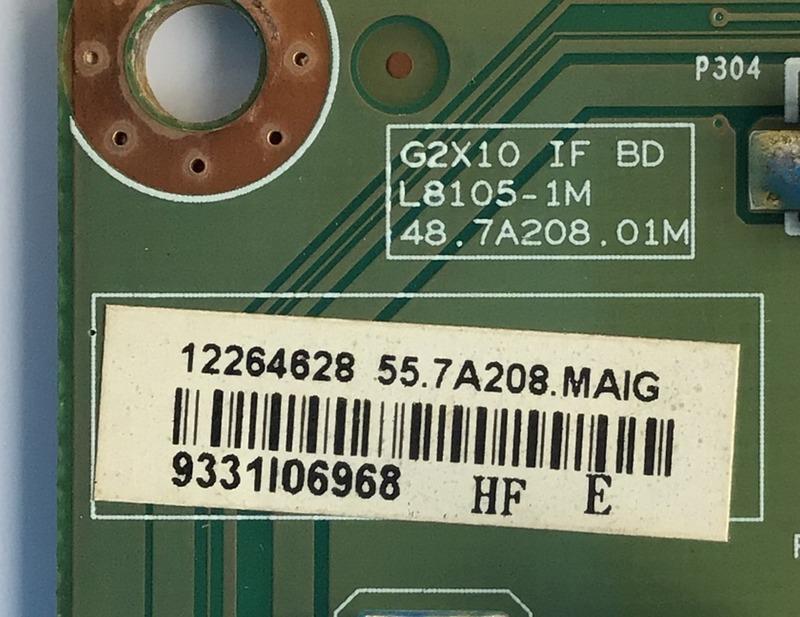MAIN PARA MONITO DELL / NUMERO DE PARTE 55.7A208.MAIG / 48.7A208.01M / L8105-1M / 12264628 / 9331I06968 / 9331I27494 / 55.7A208.A18G / PANEL LM220WE5 (TL)(A1) / MODELO G2210T - Imagen 2