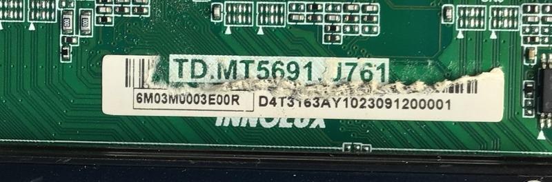 MAIN PARA SMART TV VIZIO UHD CON HDR RESOLUCION (3840 x 2160) / NUMERO DE PARTE 6M03M0003E00R / TD.MT5691.U761 / A0002M00J / 2C641F884CCA / AP10230766 / PANEL V500DJ6-D03 REV.CB/ MODELO V505-H9 LIAIZBMW - Imagen 2