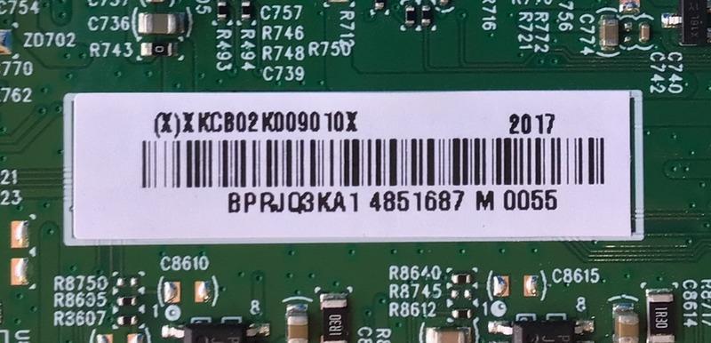 MAIN PARA SMART TV VIZIO 4K UHD CON HDR RESOLUCION (3840 x 2160) / NUMERO DE PARTE XKCB02K009 / 715GA874-M0C-B00-004K / (X)XKCB02K009010X / BPRJQ3KA1 / 4851687 / PANEL TPT430H3-QUBH10.K REV:SAP0H / MODELO V435-H11 LTMUZGLW / V435-H1 LTC - Imagen 2