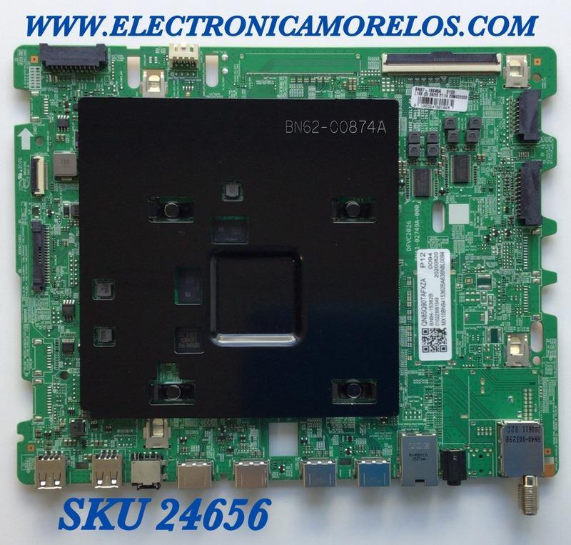 MAIN PARA SMART TV SAMSUNG Neo QLED 8K QUANTUM HDR RESOLUCION (7,680 x 4,320) / NUMERO DE PARTE BN94-15362B / BN41-02749A / BN97-16646A / 20200820 / 010223061549 / PANEL CY-TT085FLAV2H NW34 / MODELO QN85Q90TAFXZA AA01